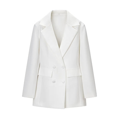 Blazer Long Cintré Élégant