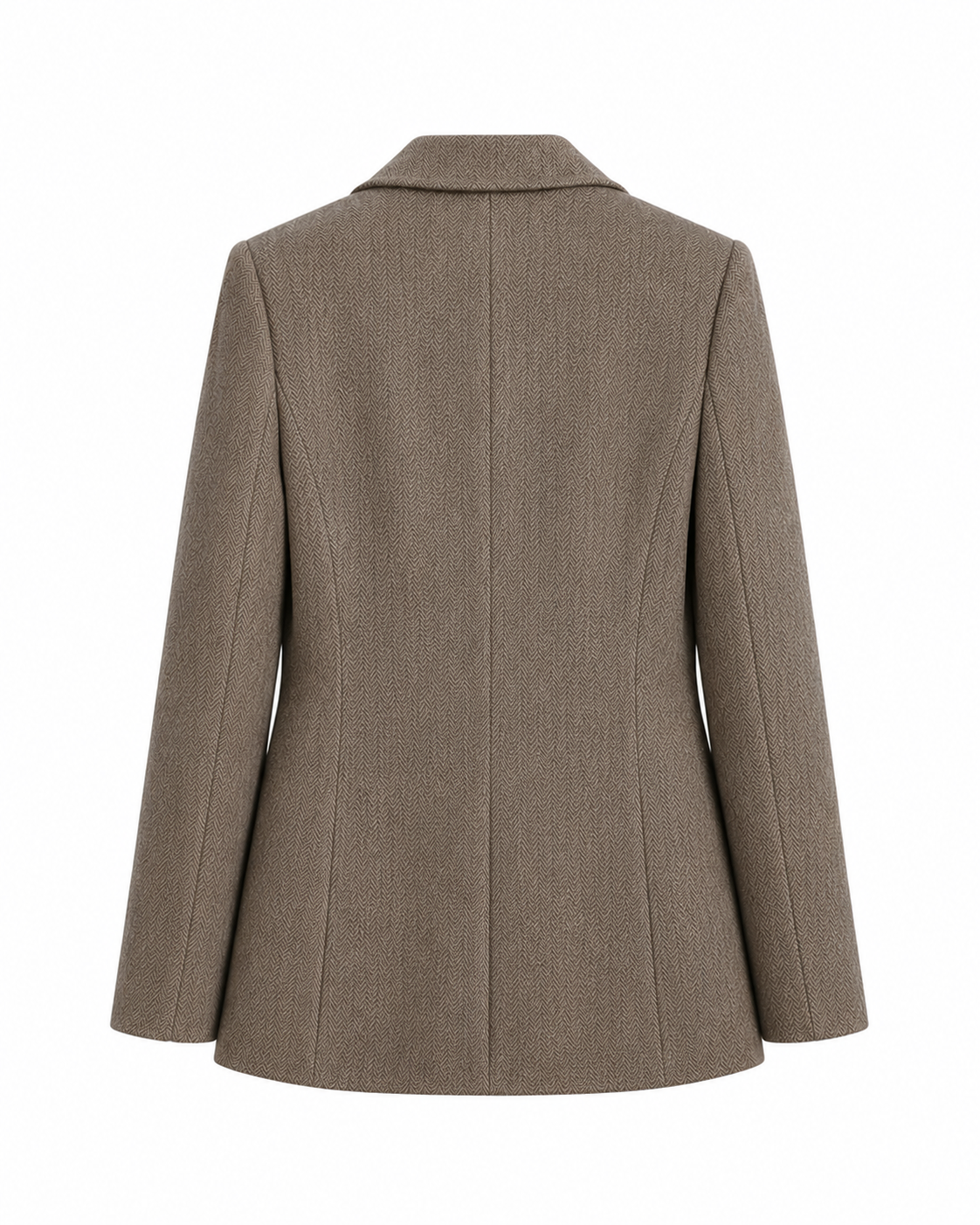 Blazer effet Laine Structurée Chic