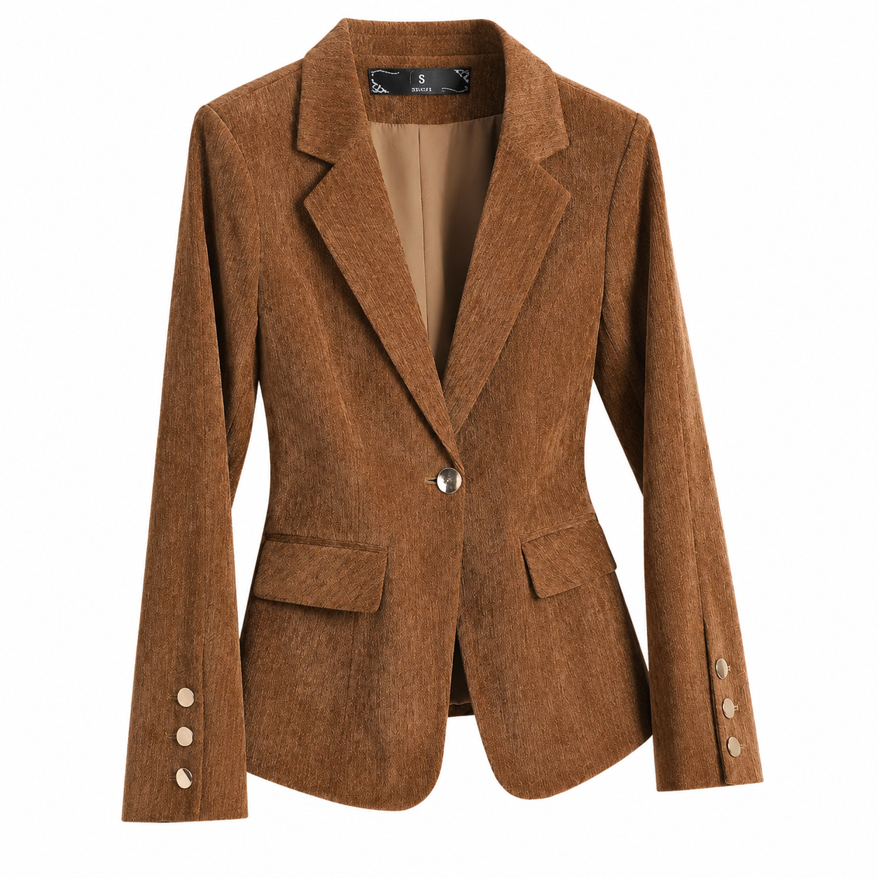 Blazer Cintré effet Velours Chic