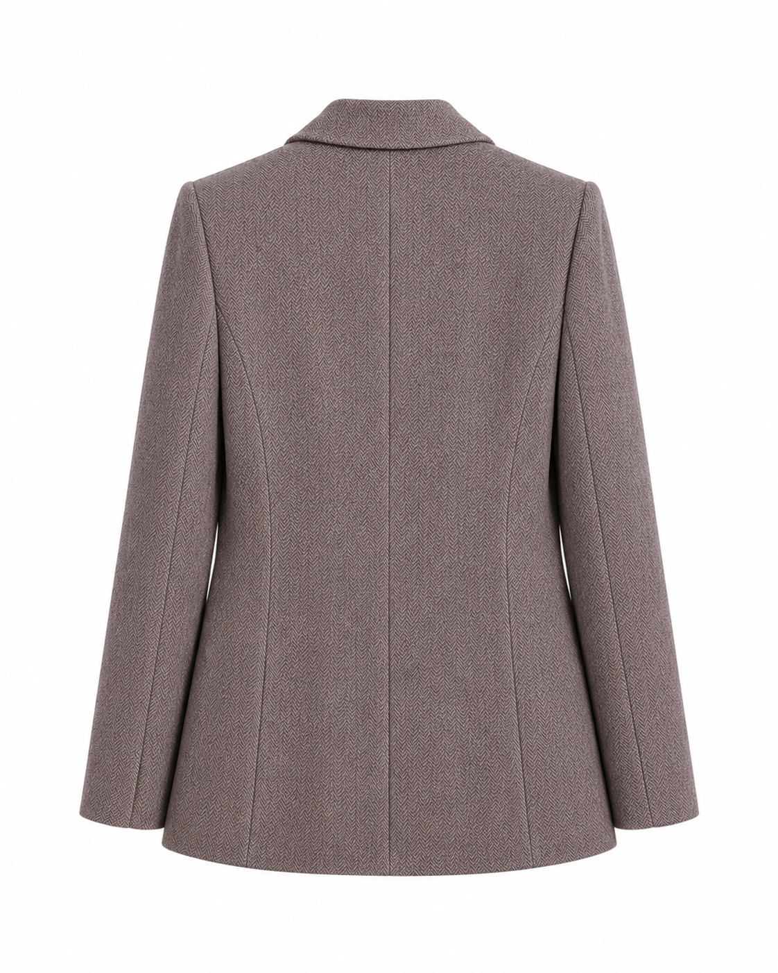 Blazer effet Laine Structurée Chic