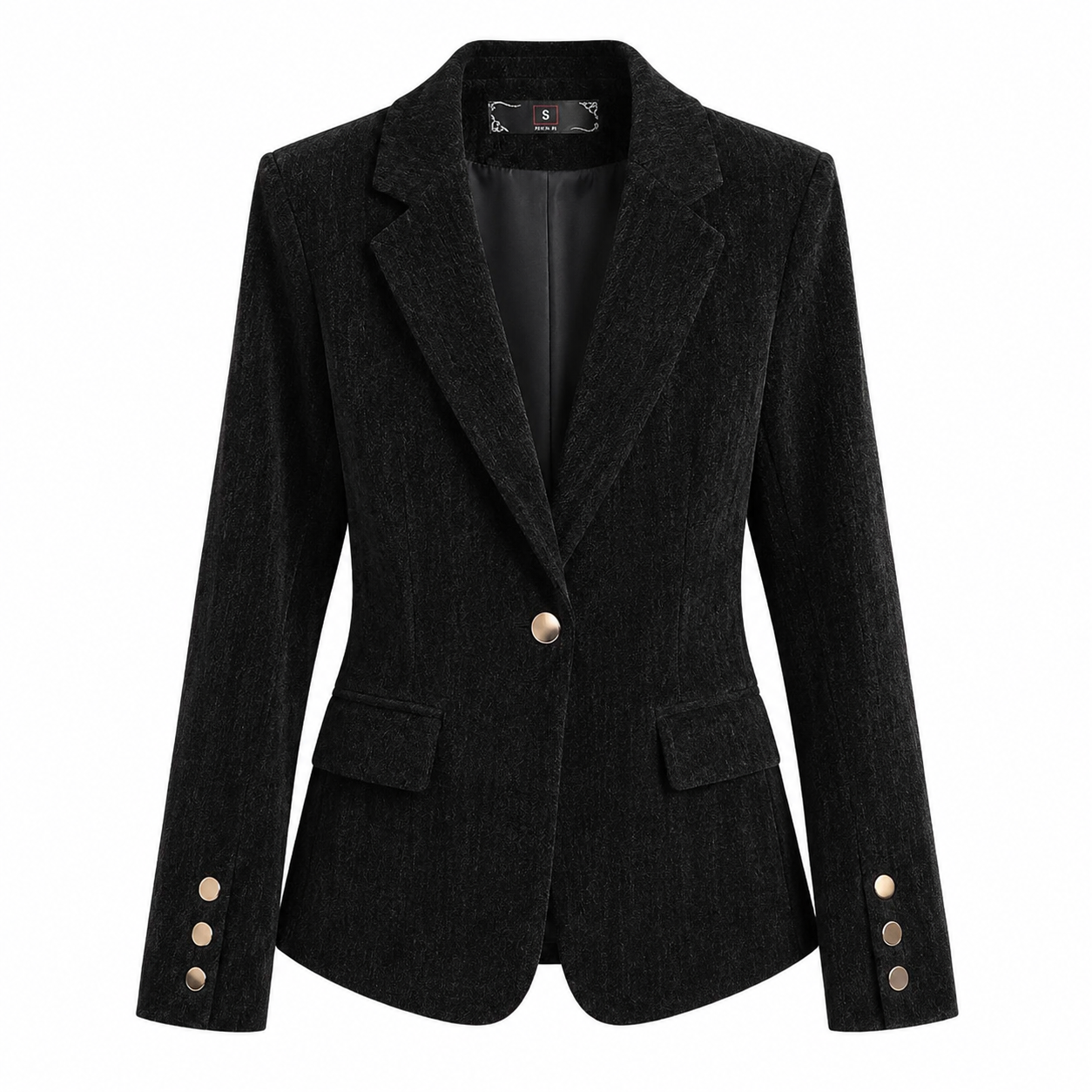 Blazer Cintré effet Velours Chic